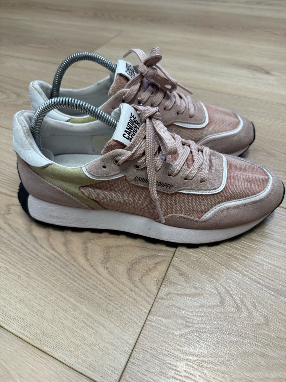 Candice Cooper Pink Plume 2 Sneakers Woman’s Size 40 or a 9